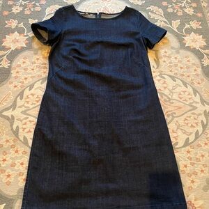 Boden Dark Blue Denim fitted dress